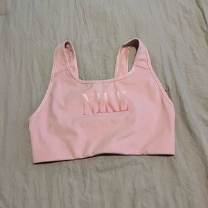 Nike sport bra size large Pink